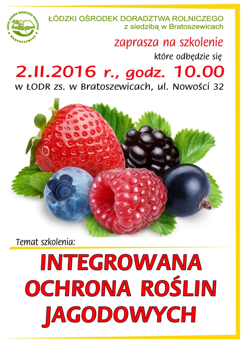 Integrowana ochrona roślin jagodowych