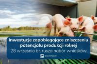 Inwestycje zapobiegające zniszczeniu potencjału produkcji rolnej - wystartował nabór