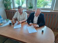 Podpisanie umowy na inwestycje drogowe