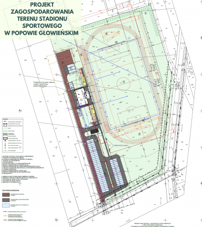 Stadion sportowy w Popowie Głowieńskim z pozwoleniem na budowę