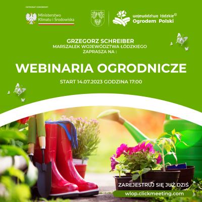 O ogrodach bez ogródek - zapraszamy na ogrodowe webinaria!