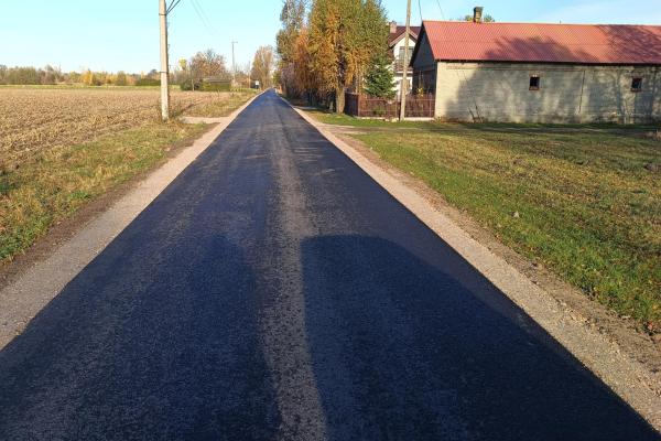 Remont drogi w Boczkach Zarzecznych dobiegł końca