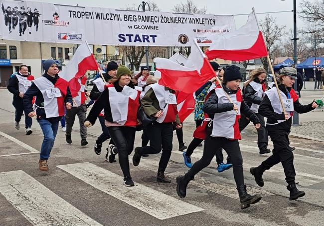 Tropem Wilczym. XIII Bieg Pamięci Żołnierzy Wyklętych w Głownie