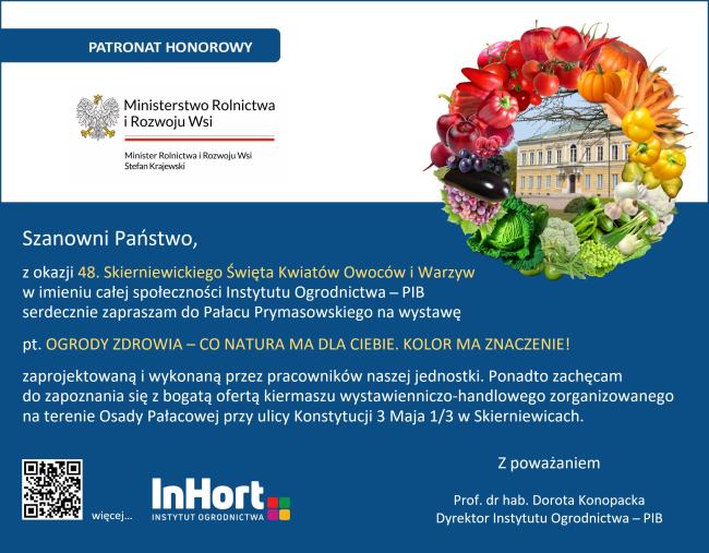 Zapraszamy na wystawę pt. „Ogrody zdrowia – co natura ma dla Ciebie. Kolor ma znaczenie!”